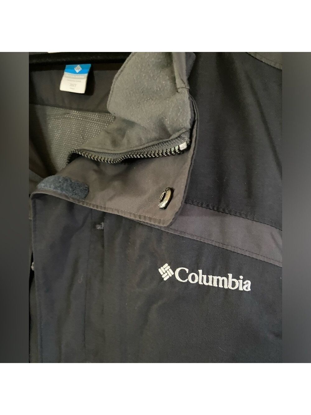 Columbia-Men’s 3X tall black/gray” whirlibird” OmniTech ski jacket. Exc preowned - Picture 13 of 13